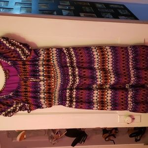 Aztec print dress